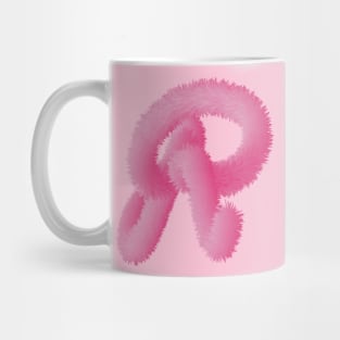 R Pink Animal Initials Mug